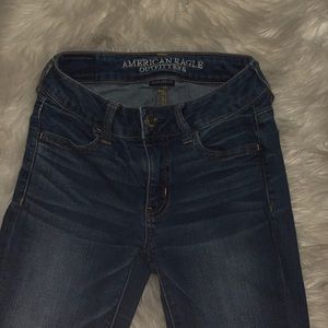 super stretch jegging america eagle jeans